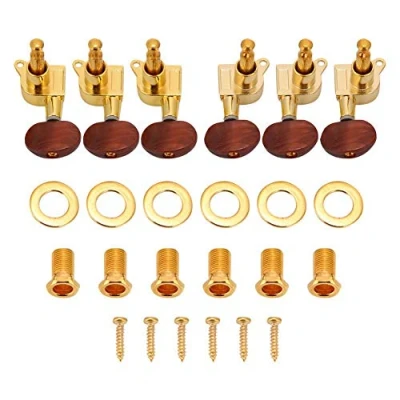 Afbeelding van 3L3R Gitarre Mechanik Stimmwirbel, Locking Tuners Mechaniken f¨¹r Akustische E Gitarre(Gold)