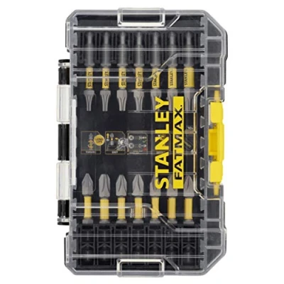 Afbeelding van Stanley FatMax 22 delig Torsion schroefbitset STA88558 (bestaande uit Phillips, Pozidriv en Torx bits, in kleine ToughCase, compatibel met Pro Steck &amp; T Stak)