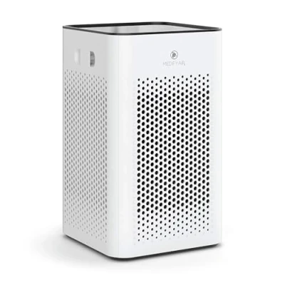 Afbeelding van Medify MA 25 Luchtreiniger met H13 True HEPA filter, 46 m² afdekking, filtert allergenen, rook, stof, geuren, pollen, dierenhaar, stil, verwijdert 99,9% deeltjes tot 0,1 micron, wit, 1 stuk