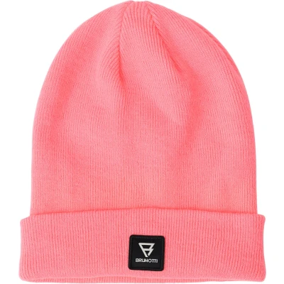 Afbeelding van Brunotti Tignes2.0 Uni Beanie Unisex Muts Coral Maat ONE SIZE