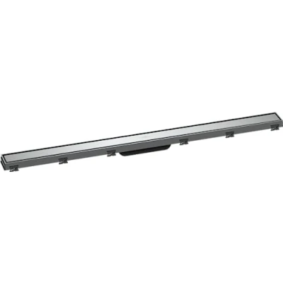 Afbeelding van hansgrohe RainDrain Match 1000 56041000 Douchegoot, met in hoogte verstelbaar frame, chroom, 100 cm