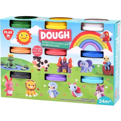 Afbeelding van Play Kleiset 9 Kleuren, 9x56gram