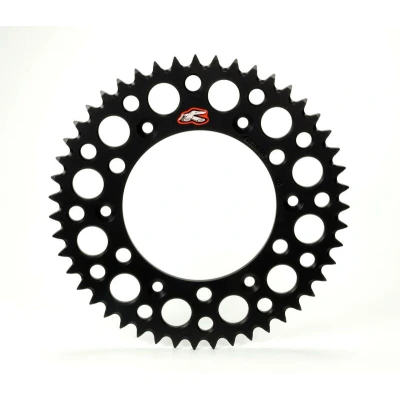 Afbeelding van Renthal Achtertandwiel 48 tanden Zwart Honda CR125 1984 2007 CR250 CRF250R 2004 2023 CRF450R 2002