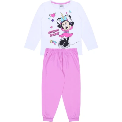 Afbeelding van DISNEY Minnie Mouse wit en roze Pyjama voor Meisjes / 128