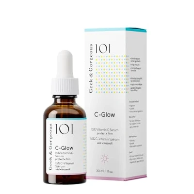 Afbeelding van Geek &amp; Gorgeous C Glow Gezichtsserum met 15% Vitamine C, Verrijkt Ferulazuur en E, Antioxidant Bescherming, 30ml