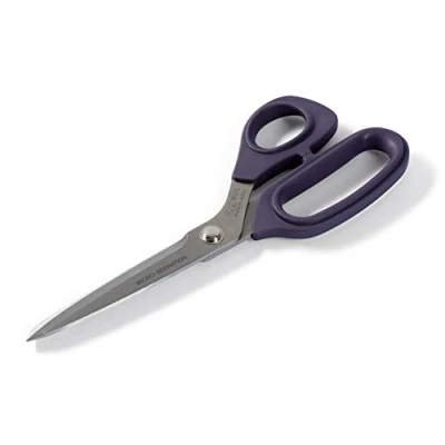 Afbeelding van Prym PROFESSIONAL Xact 9 1/2&#039;&#039;&#039; 25 cm schaar Micro Serratie, roestvrij staal, pruimenblauw