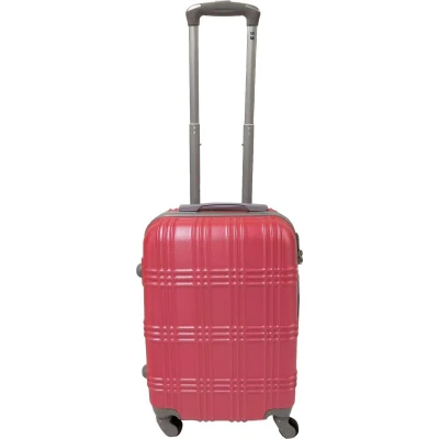 Afbeelding van Handbagage koffer 55cm 4 wielen trolley Roze