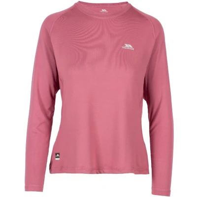 Afbeelding van Trespass Damen Longsleeve Ivana Female Base Layer Top Rose Blush XL