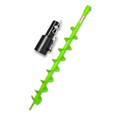 Afbeelding van Boor voor grondboor staal 80 mm geschikt Stihl BT 106 C, 120 121, 130 nauwkeurige boorpunt paalboor