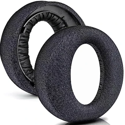 Afbeelding van PS5 Oorkussens Vervanging voor Sony Playstation 5 Pulse 3D Draadloze Hoofdtelefoon, Headset Oorkussens, Oorschelpen Reparatie Onderdelen (Ademend Mesh Stof)
