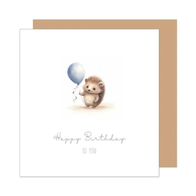 Afbeelding van Edition Seidel Premium vierkante verjaardagskaart met envelop. Wenskaart Happy Birthday to you kaart spreuk voor man vrouw vriend vriendin kind (GQ407 SW025)