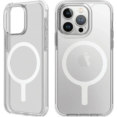 Afbeelding van UNIQ Combat iPhone 15 Pro Max 6.7 hoesje Magclick Charging wit/blanc wit