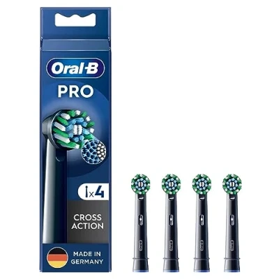 Afbeelding van tandenborstels Pro CrossAction zwart 4st.