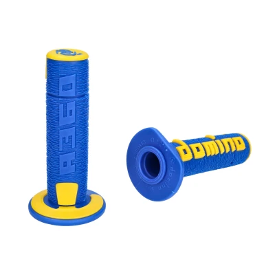 Afbeelding van G2 Ergonomics Paar handgrepen blauw/geel, uniseks, volwassenen, eenheidsmaat