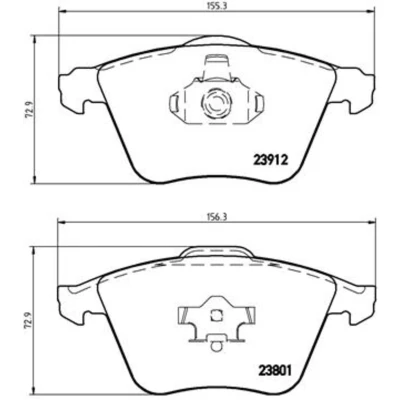 Afbeelding van Brembo Remblokset P 24 057