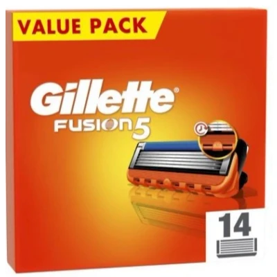 Afbeelding van 6x Gillette Scheermesjes Fusion 5 14 stuks