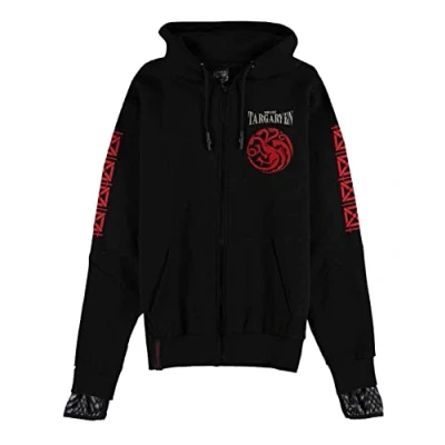 Afbeelding van Game Of Thrones House Targaryen The Dragon Vest met capuchon S Zwart