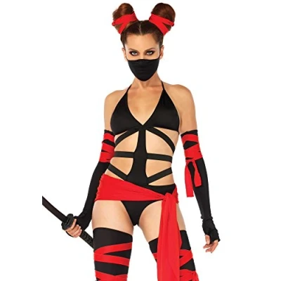 Afbeelding van Ninja &amp; Samurai Kostuum Misleidend Verleidelijke Vrouw Small Carnavalskleding Verkleedkleding