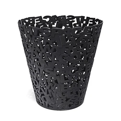 Afbeelding van Papierbak Zwart Kunststof L 28,5 X B H 30 Cm Balvi