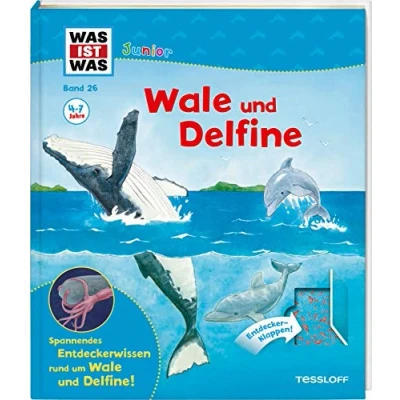 Afbeelding van WAS IST Junior 26. Wale und Delfine: Welche Delfine gibt es? Warum wandern Wale? Wie wird ein Waljunges geboren?