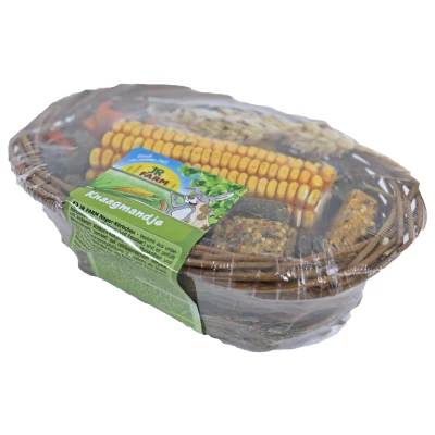 Afbeelding van Jr Farm Knaagmandje Knaagdiersnack 13.5 x 20 5.5 cm 150 g