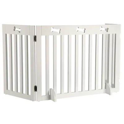 Afbeelding van Trixie Afsluithek Wit 3 Panelen 82 124X61 CM