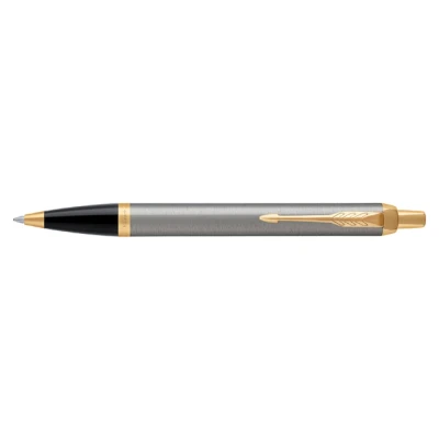 Afbeelding van Parker IM Brushed Metal GT Balpen Kleur: Grijs De Vulpenwereld