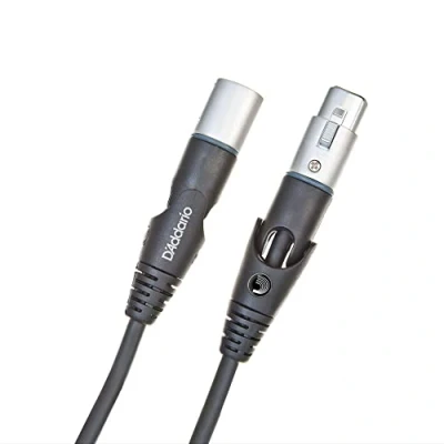Afbeelding van D&quot;;Addario PW MS 10 Custom Series swivel XLR microfoonkabel male female 3 meter