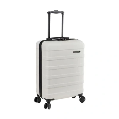Afbeelding van Cabin Max Anode handbagagekoffer, lichte koffer met harde schaal, 4 wielen en cijferslot, wit, 55 x 35 25cm