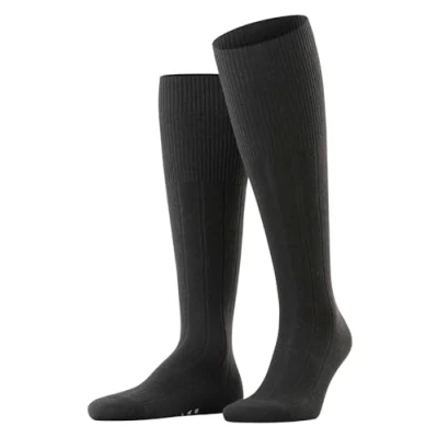 Afbeelding van Falke Lhasa Kniekousen black, Heren, Maat: 39 42, Black