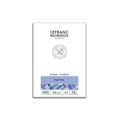 Afbeelding van Lefranc &amp; Bourgeois 301337 Studio pastelverfblok 16 vellen A4, gelijmd, 160 g/m², zeer fijn geborsteld oppervlak om te tekenen met pastelkleuren en droge schildertechnieken