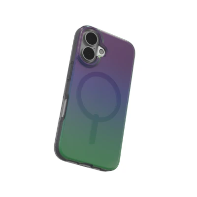 Afbeelding van Apple iPhone 16 MagSafe Hoesje Gerecycled kunststof ZAGG Hardcase/Backcover Paars Telefoonhoesje Shockproof/Valbescherming