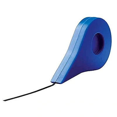 Afbeelding van Nobo TS 250164 Zelfklevende Gridding Tape in een Blauwe Dispenser, 3mm x 10m, Zwart