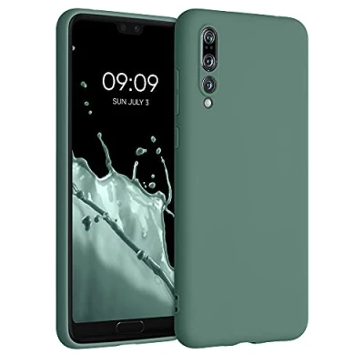Afbeelding van kwmobile telefoonhoesje geschikt voor Huawei P20 Pro Hoesje smartphone Back cover in dennengroen