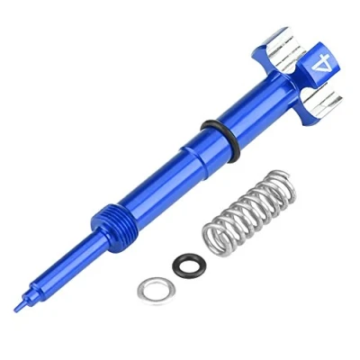 Afbeelding van Motorfiets Lucht/Brandstof Mengsel Schroef, FCR Carb Luchtbrandstof Schroef Richter voor Hon da CRF150R Yama ha Suzu ki (Blauw) Carburateur onderdelen