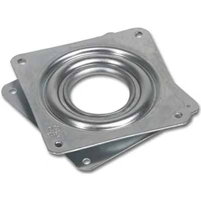 Afbeelding van Gedotec Draaibeslag 360 draaiplateau om te schroeven, verzinkt staal, drukkogellager 80 kg, zware draaitafel 81 x 10,5 mm, 1 stuk, draaiplaat voor tafelbladen, keuken, meubels en nog veel meer.
