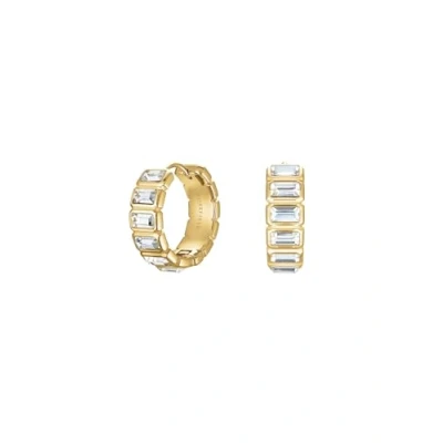 Afbeelding van Rosefield Octagon Hoops Oorbellen goldcoloured, Dames, Maat: One Size, Gold coloured