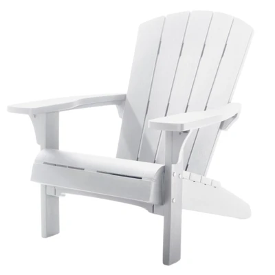 Afbeelding van Keter Troy Adirondack Tuinstoel 85x80x96,5cm Wit