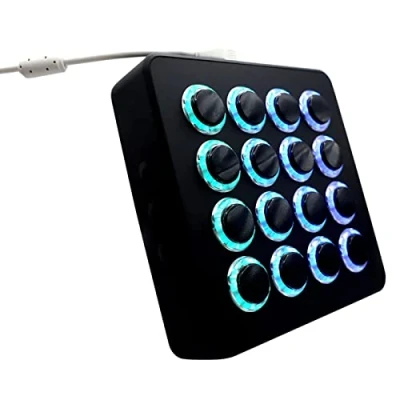Afbeelding van DJ TechTools Midi Fighter Spectra Black button controller