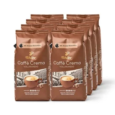 Afbeelding van Tchibo Caffè Crema Vollmundig Bonen 8x 1kg