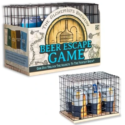 Afbeelding van Boxer Gifts Escape Room Nieuwigheid Bier Mannen Brain Teaser Puzzels Voor Volwassenen Grap Papa Echtgenoot Vriendje Uniek