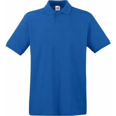 Afbeelding van Fruit Of The Loom Premium Heren Poloshirt Met Korte Mouwen (Royaal Blauw)