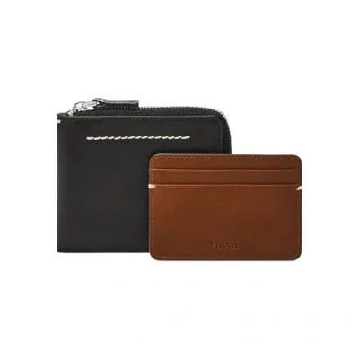 Afbeelding van Fossil Westover Portemonnee, Heren, Maat: One Size, Black
