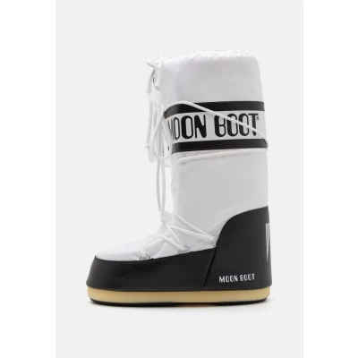 Afbeelding van Moon Boot Nylon Veter Snowboot Boots Dames Wit Maat 39/41