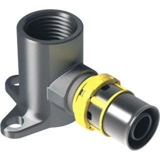 Afbeelding van SkinPress New Gas muurplaat 20 mm pers x 1/2&quot; bi.dr. H40