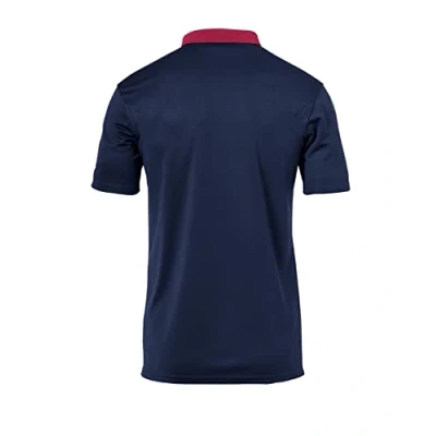 Afbeelding van Uhlsport Offense 23 Polo Heren Marine / Bordeaux Fluogeel Maat: 4XL