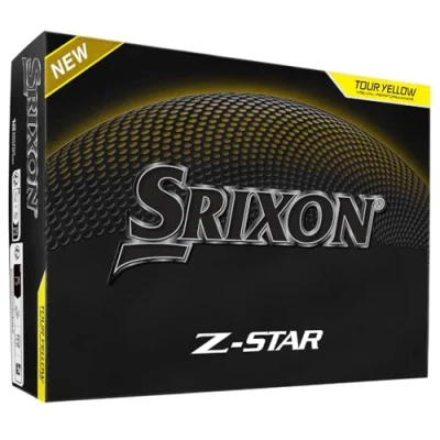 Afbeelding van Srixon Z STAR 9 High performance bal Extreme afstand en rotatie FastLayer DG Core 2.0 kern Spin Skin+ coating zachte controle aanraking wit geel