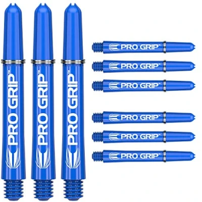 Afbeelding van Target Darts 3 x Sets Blauw Dartpijlen Dartshafts Pro Grip Shaft Size Mittlere 9 in totaal