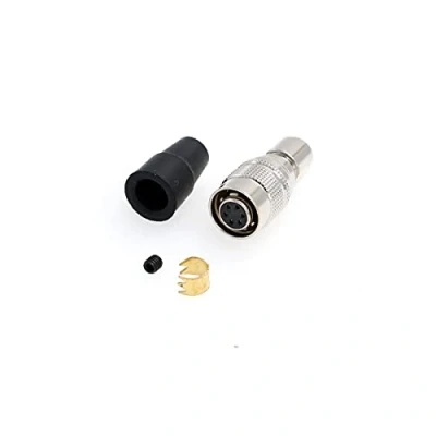 Afbeelding van SZRMCC HR10A 7P 6S Hirose 6 pins vrouwelijke ronde connector stekker voor Basler Sony AVT GIGE CCD industriële camera (6 polig, vrouwelijk)