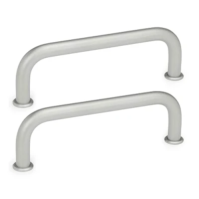 Afbeelding van Ganter Normelemente GN 425 NI 10 120 GS roestvrijstalen beugelgrepen, zilver, lengte l: 120mm